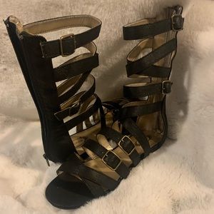 Girls size 4Y gladiator sandals